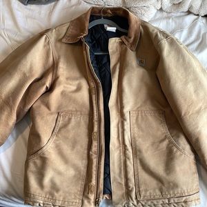 Vintage 1998 Mens L Tan Carhartt Duck Detroit Jacket